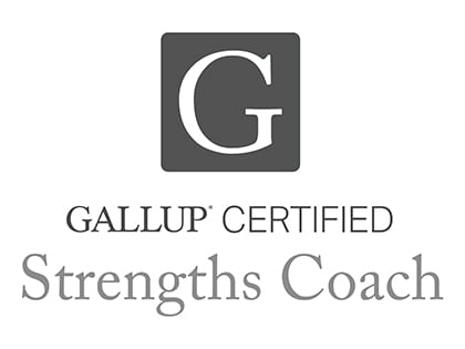 盖洛普认证优势培训师徽标。